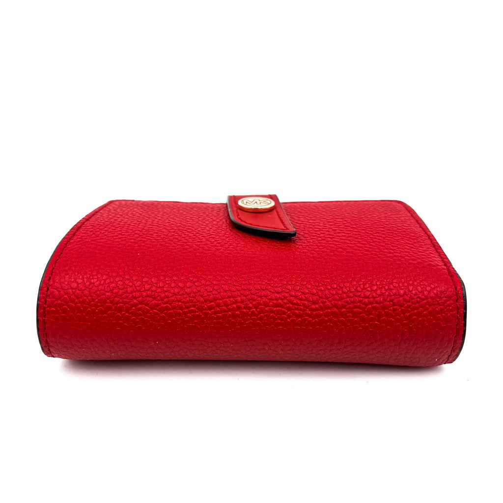 Envelope Wallet in Red Leather