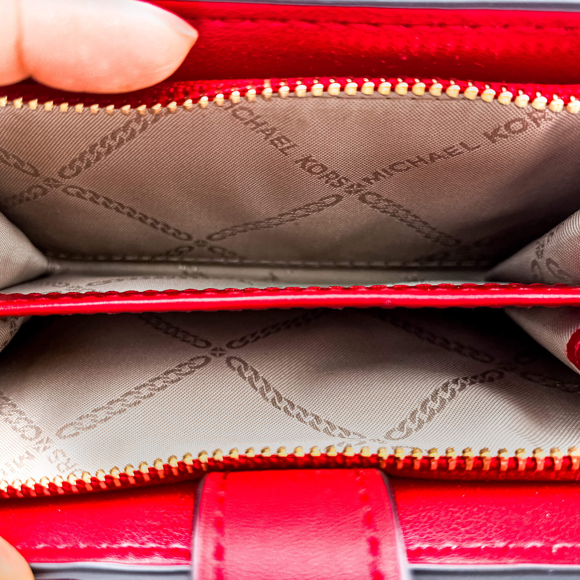 Envelope Wallet in Red Leather