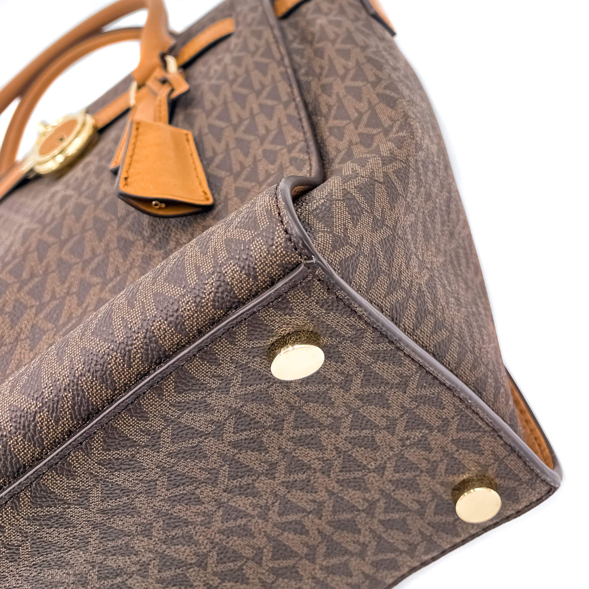 Hamilton Monogram Canva Brown