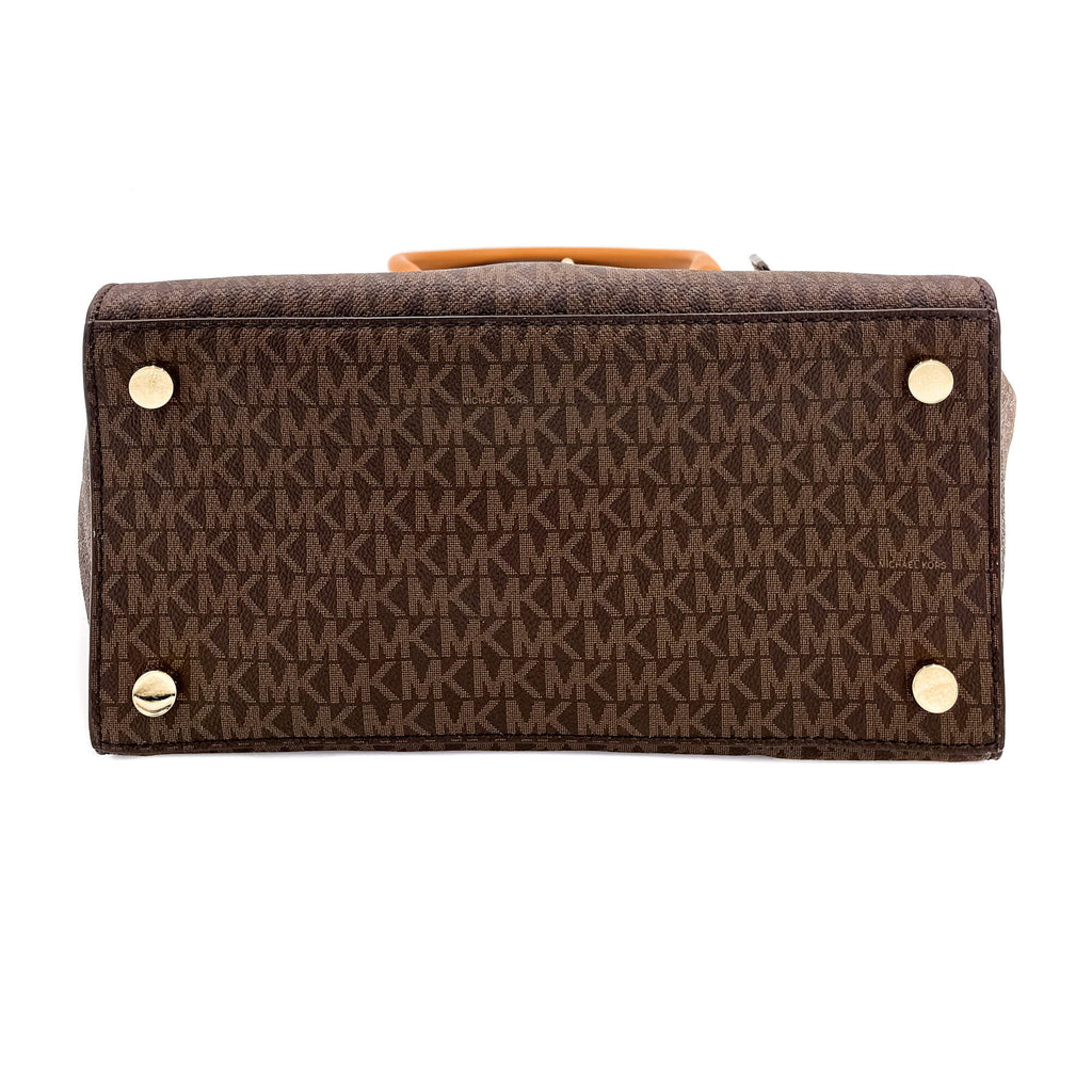 Hamilton Monogram Canva Brown