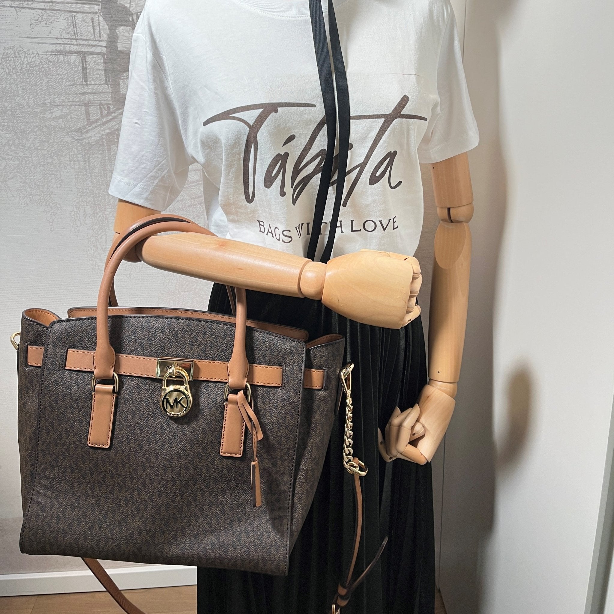 Hamilton Monogram Canva Brown