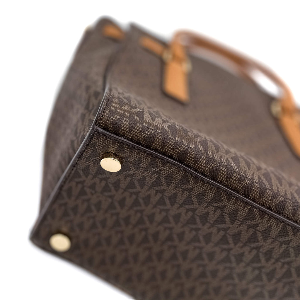 Hamilton Monogram Canva Brown