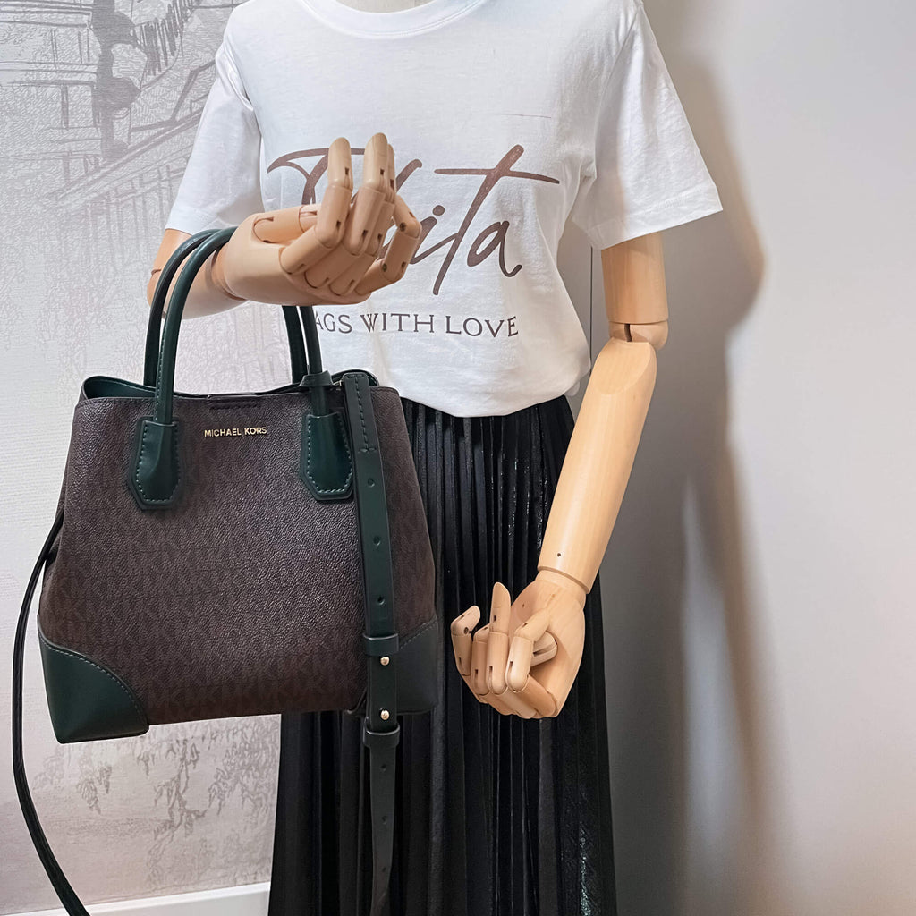 Mercer Gallery Canvas Dark Green Small Bag