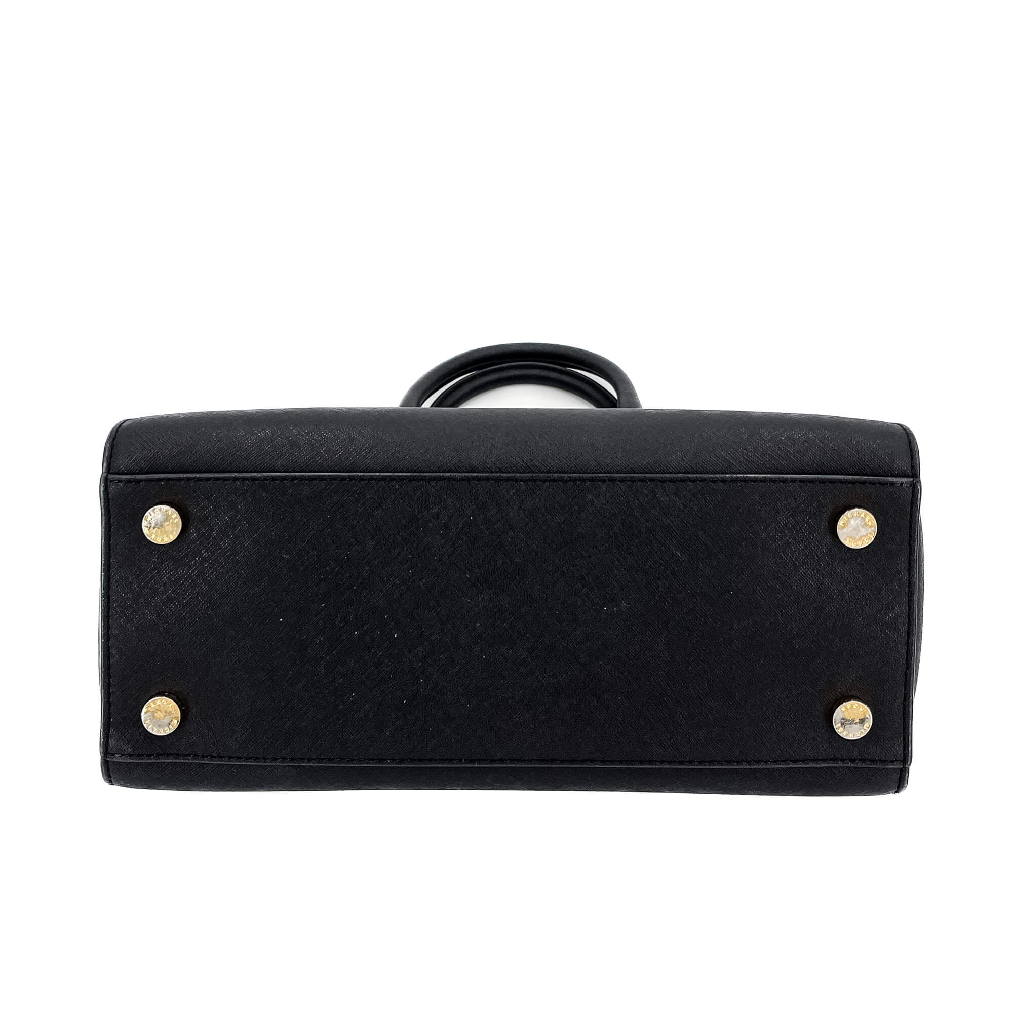 Selma Large Saffiano Leather Black