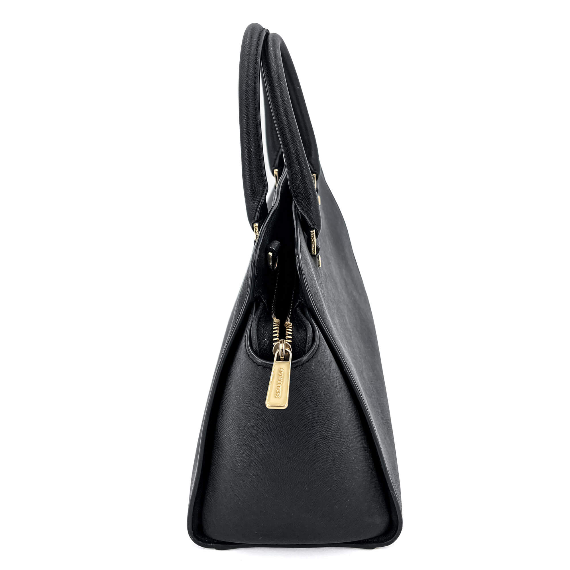 Selma Large Saffiano Leather Black