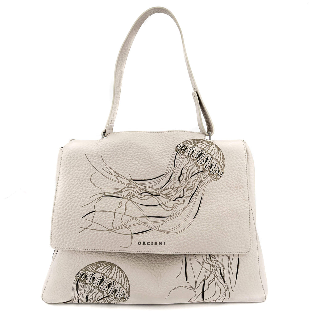 Sveva Large White Leather Special Edition Handbag