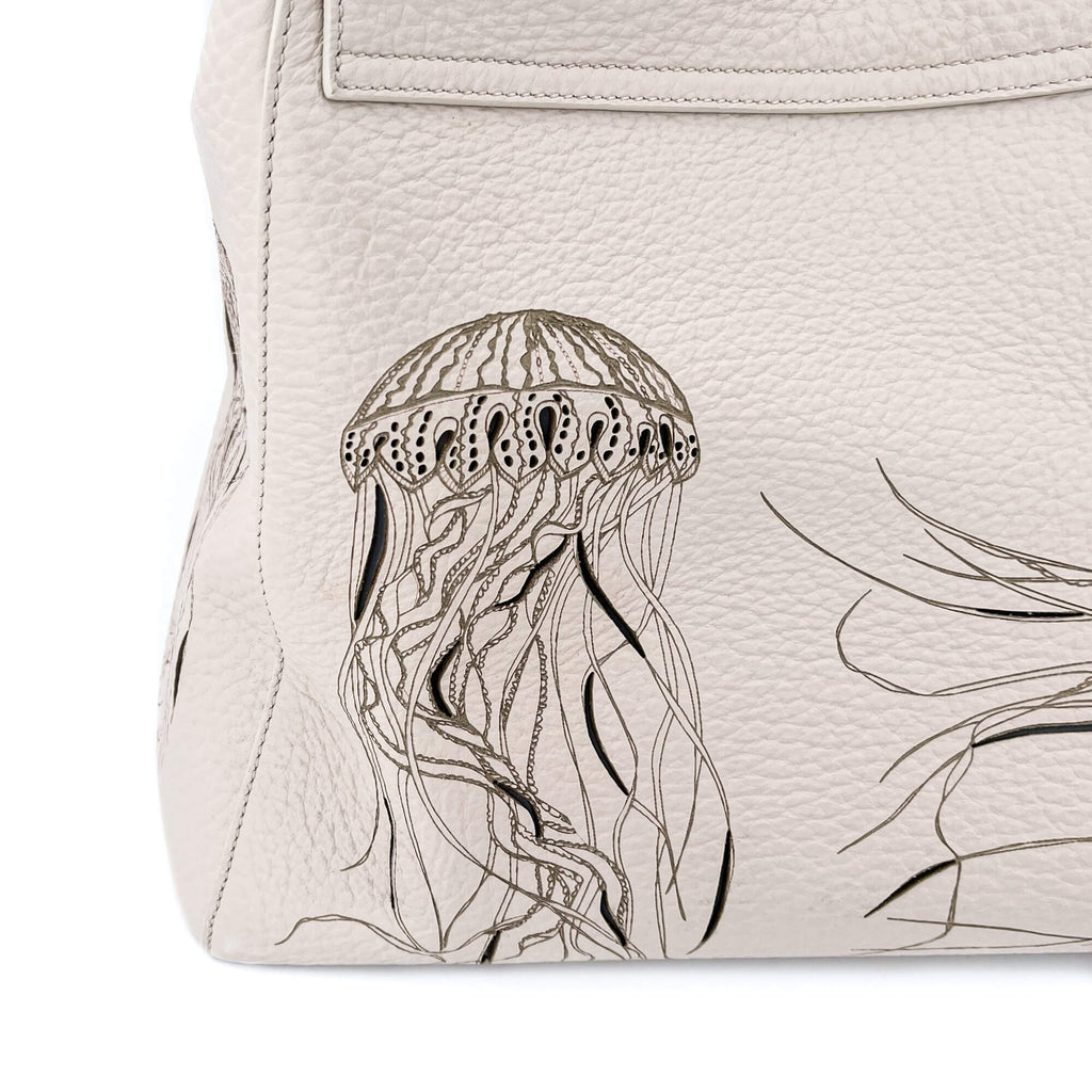Sveva Large White Leather Special Edition Handbag
