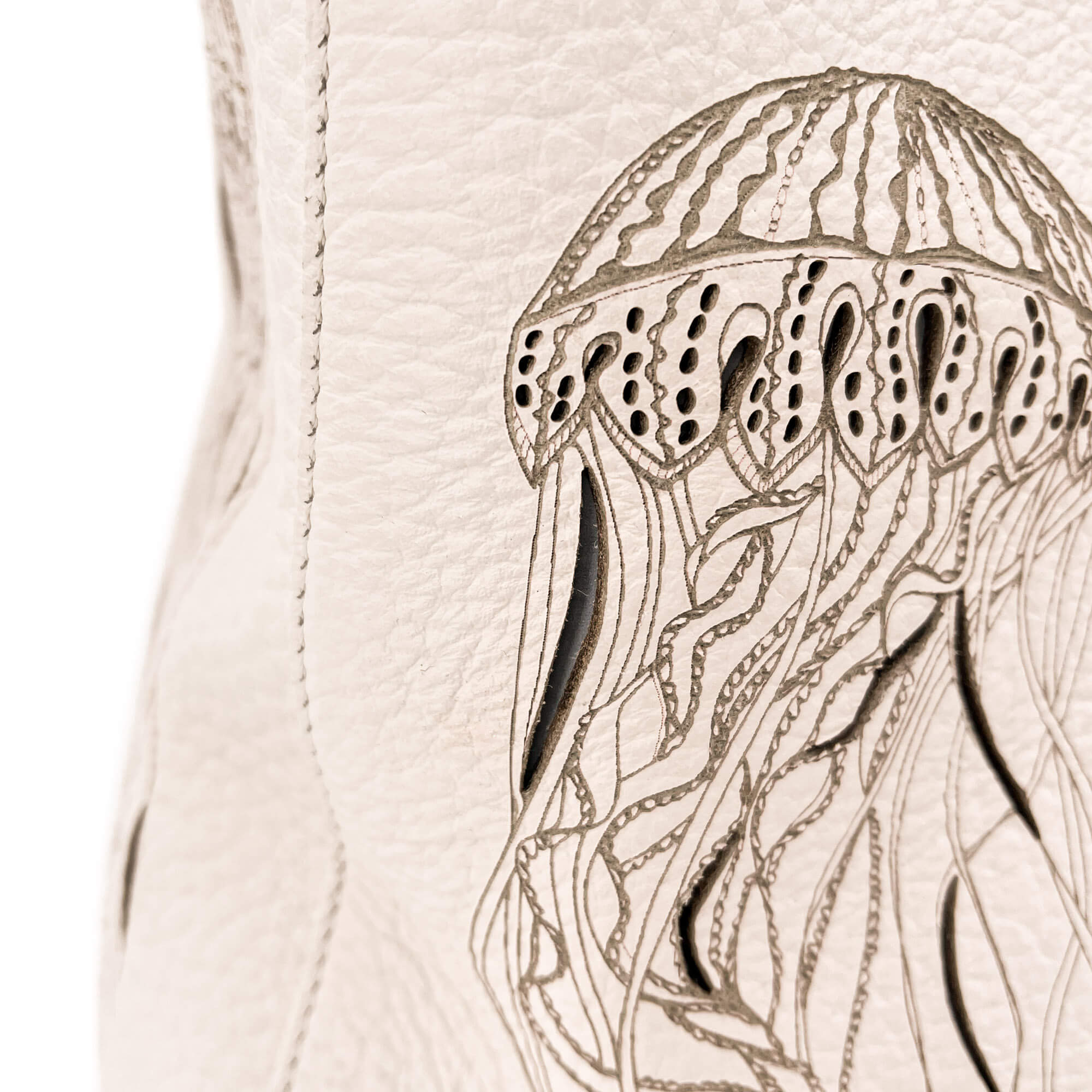 Sveva Large White Leather Special Edition Handbag