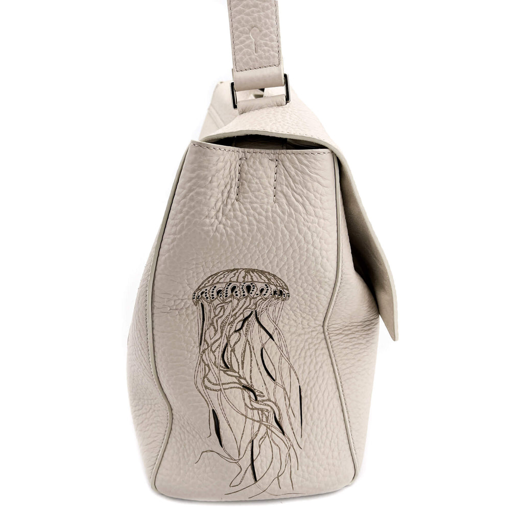 Sveva Large White Leather Special Edition Handbag
