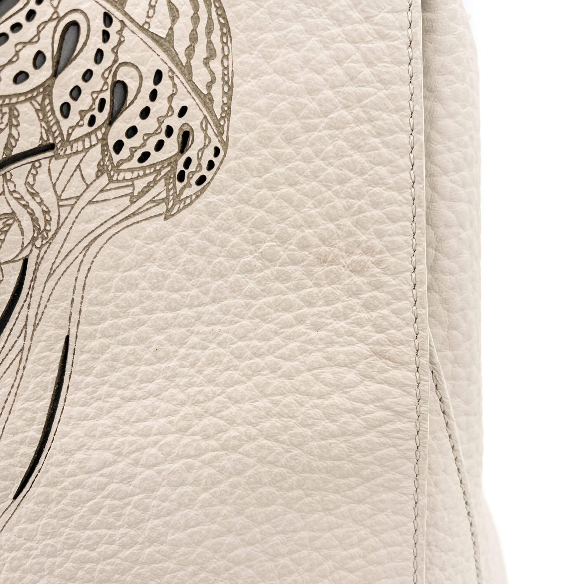 Sveva Large White Leather Special Edition Handbag