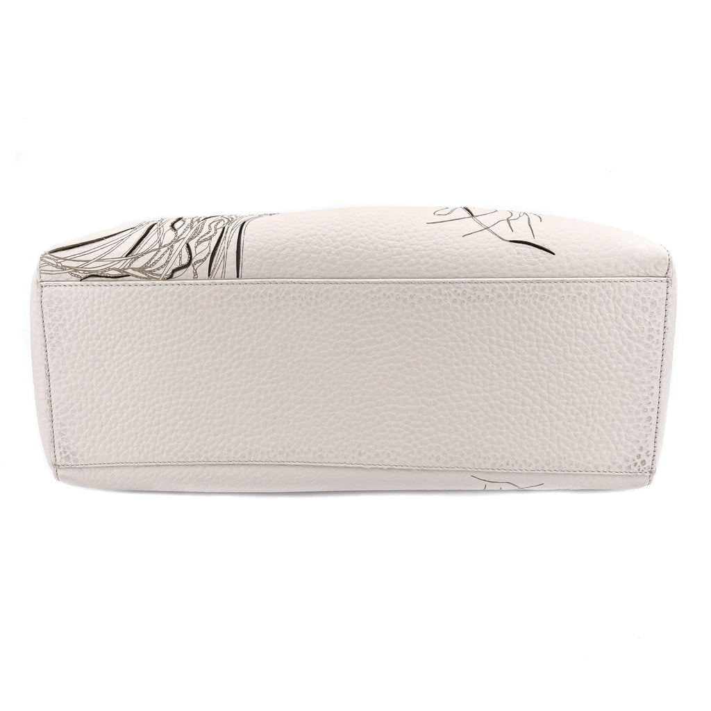 Sveva Large White Leather Special Edition Handbag