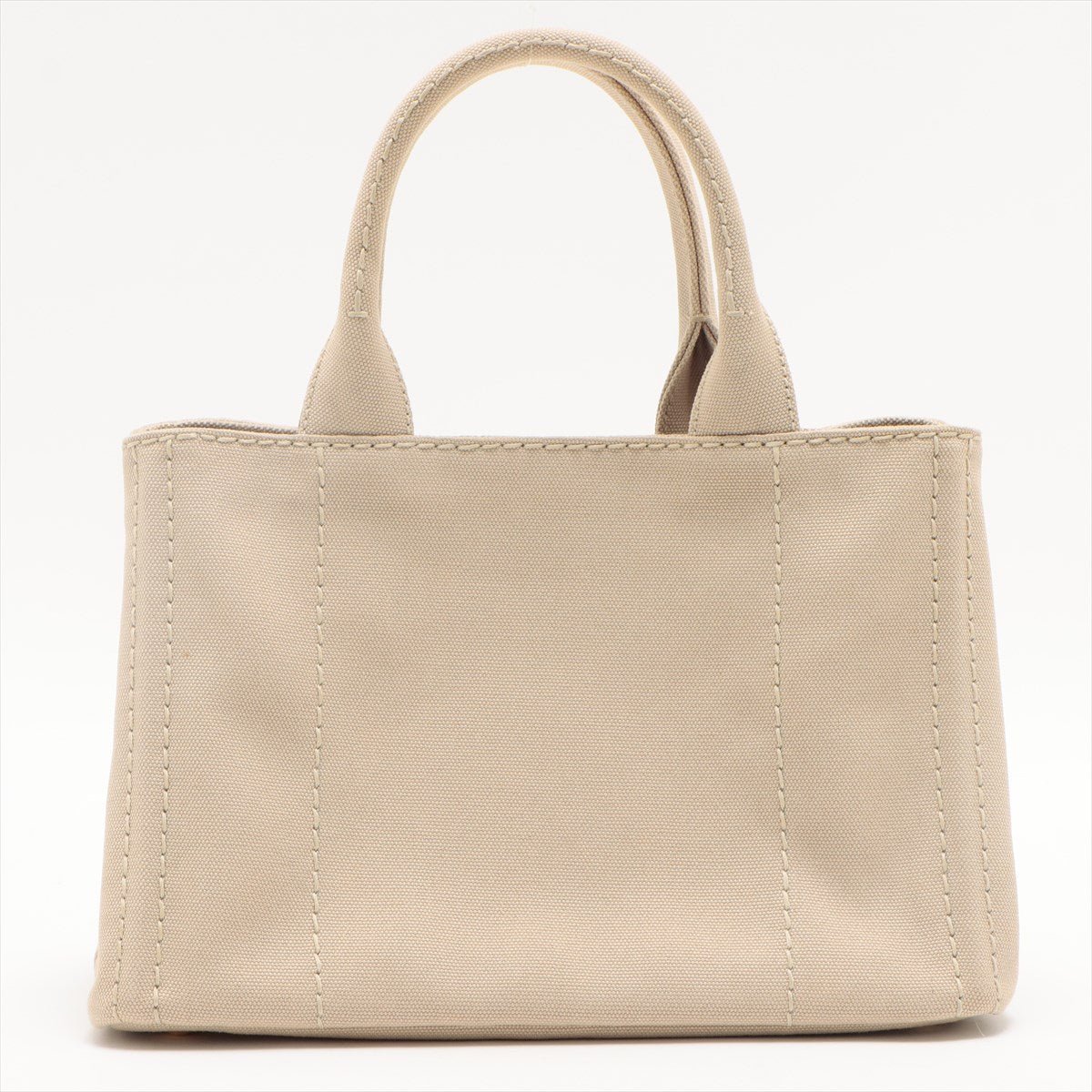 2-Way Canvas Tote Bag Beige