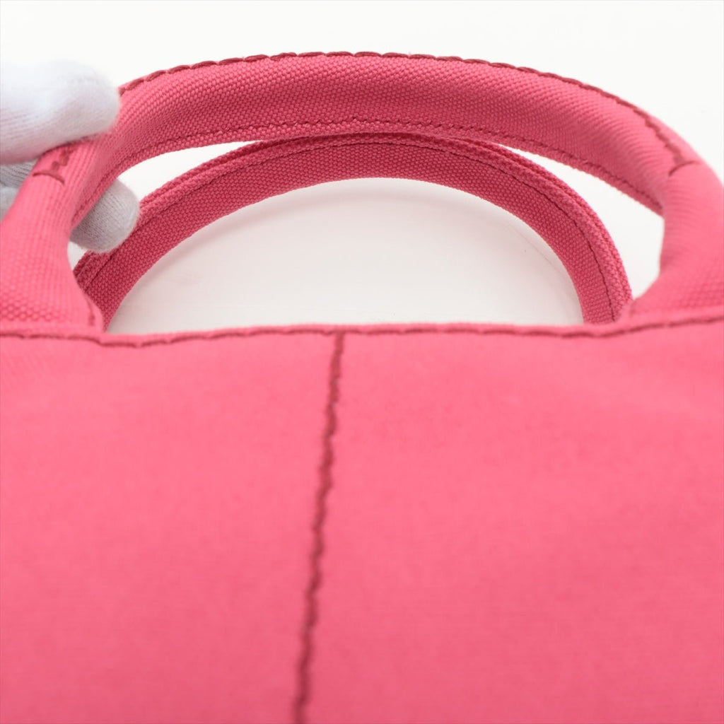 2-Way Canvas Tote Bag Pink