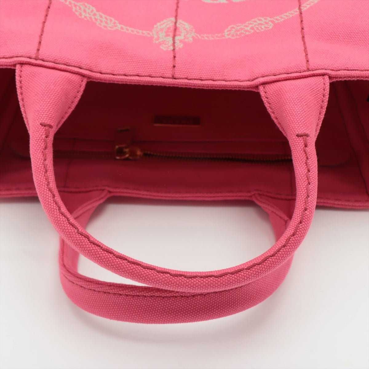 2-Way Canvas Tote Bag Pink