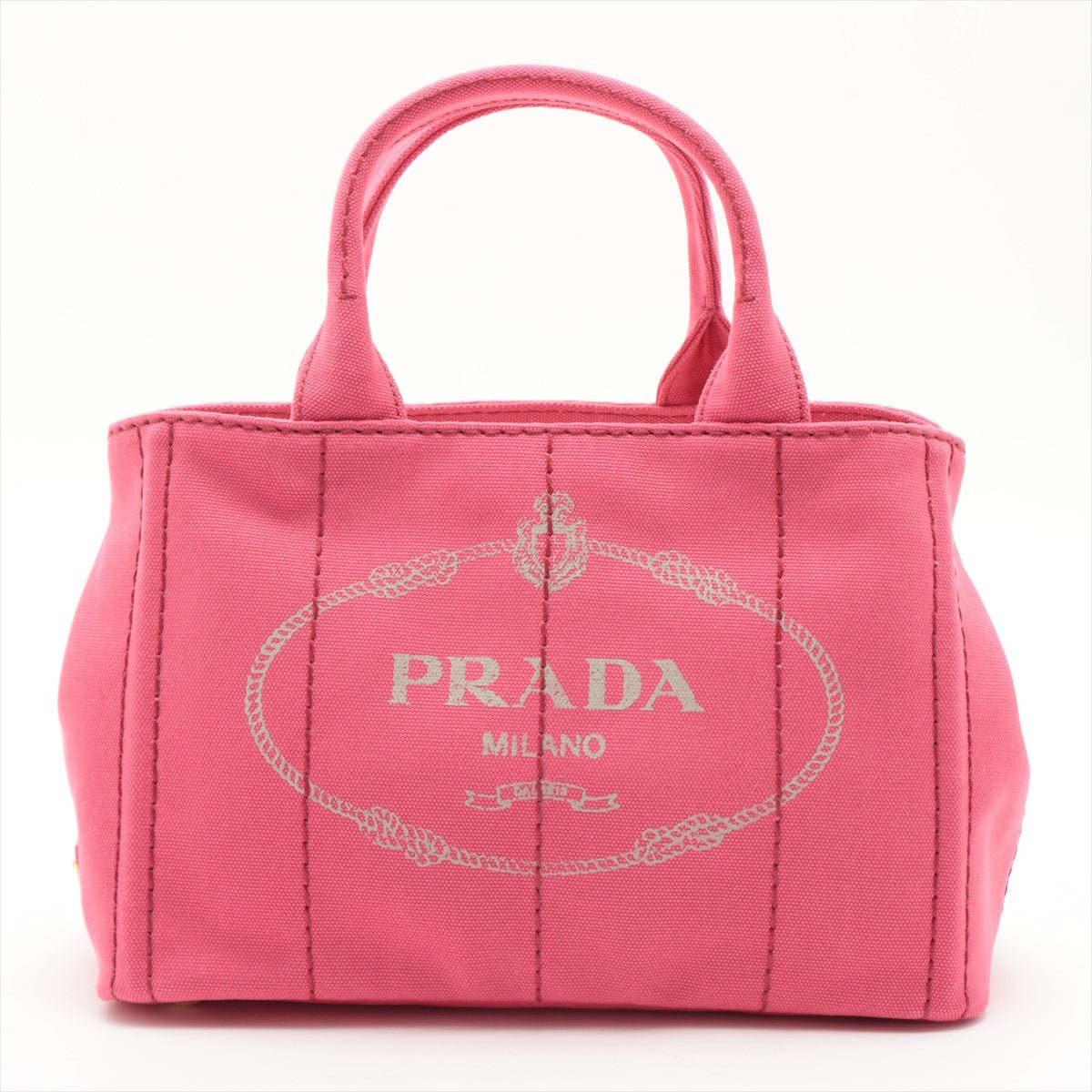 2-Way Canvas Tote Bag Pink