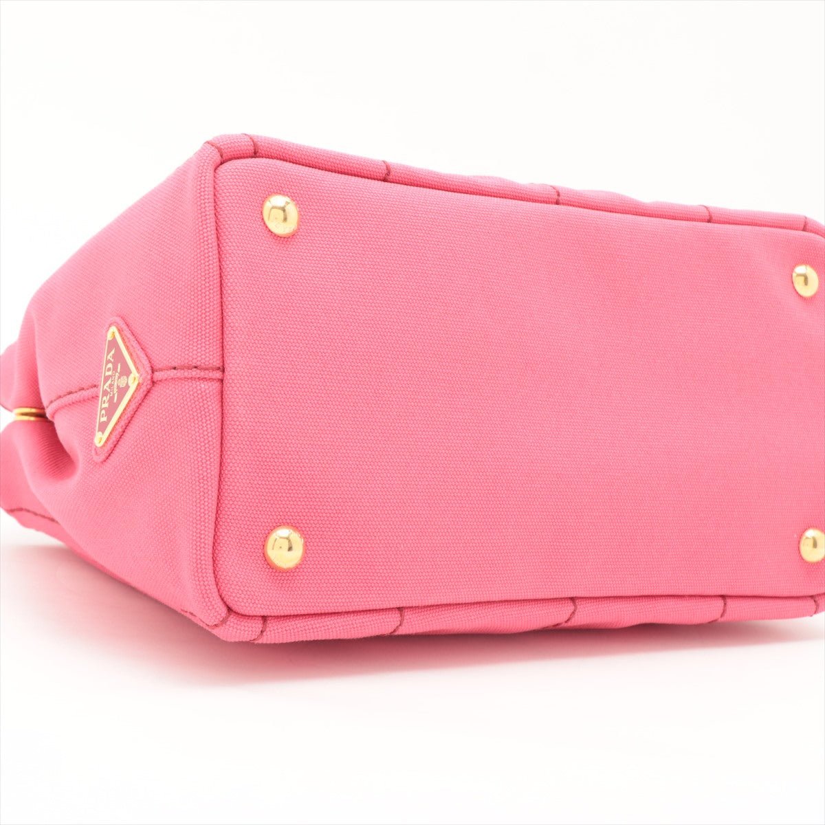 2-Way Canvas Tote Bag Pink