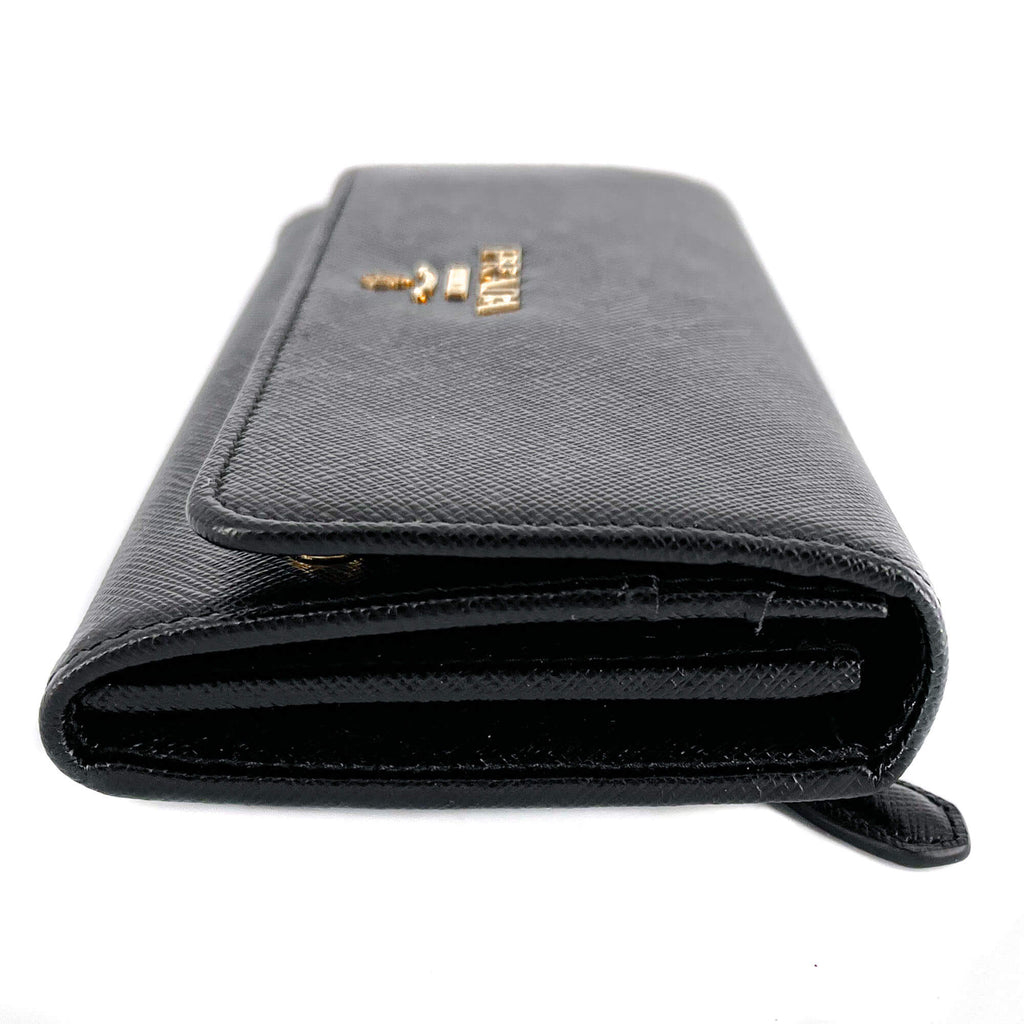 Black Saffiano Wallet Large