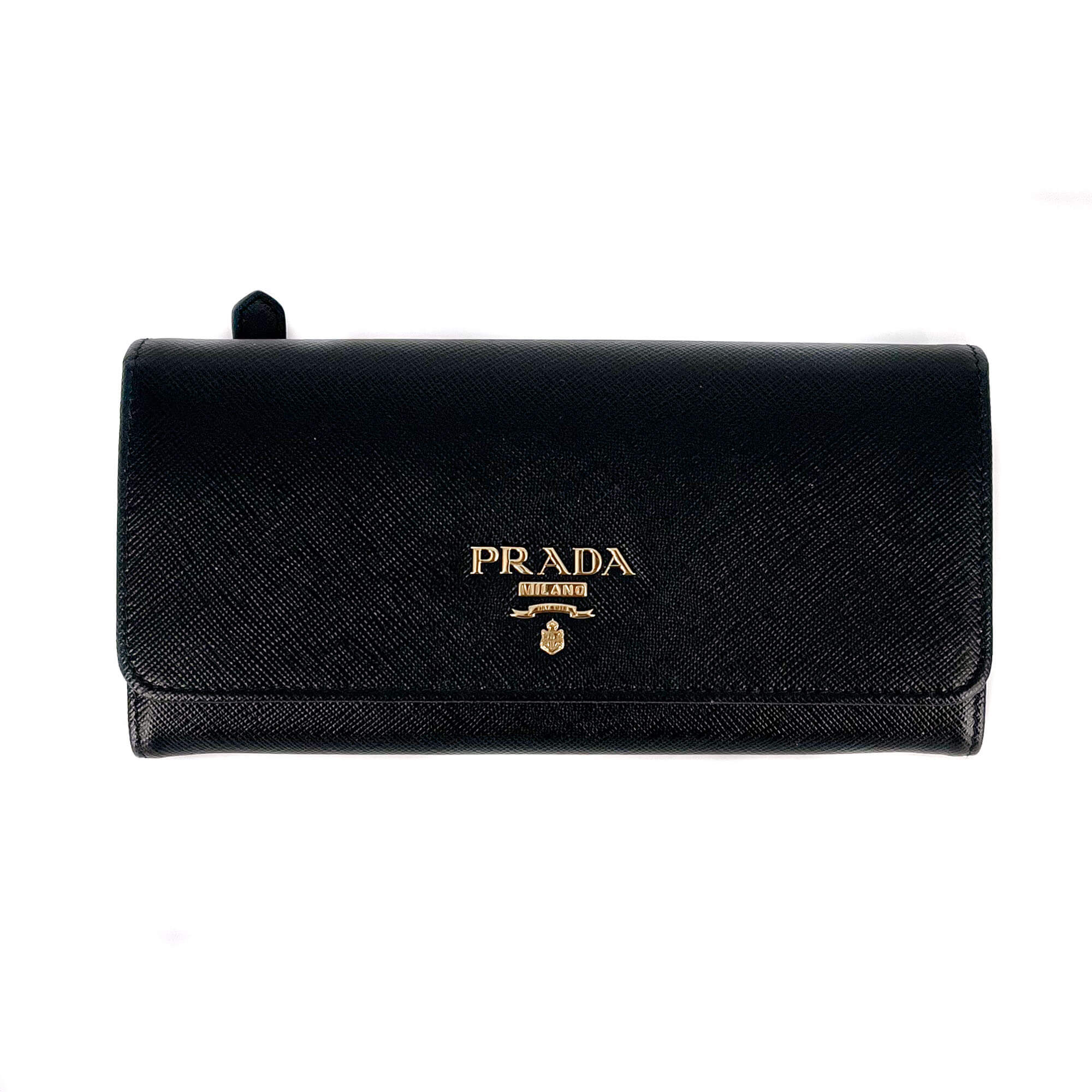 Black Saffiano Wallet Large