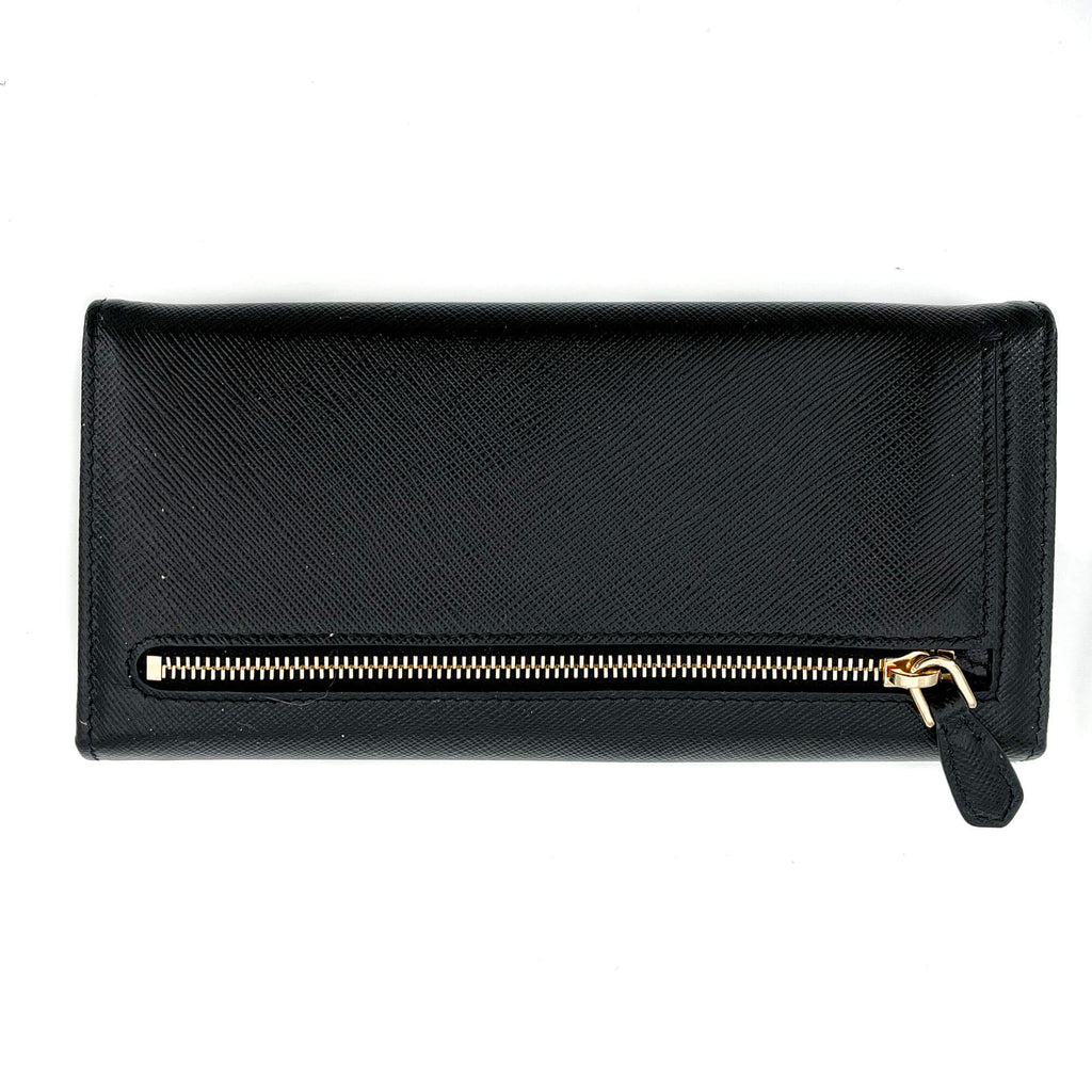 Black Saffiano Wallet Large