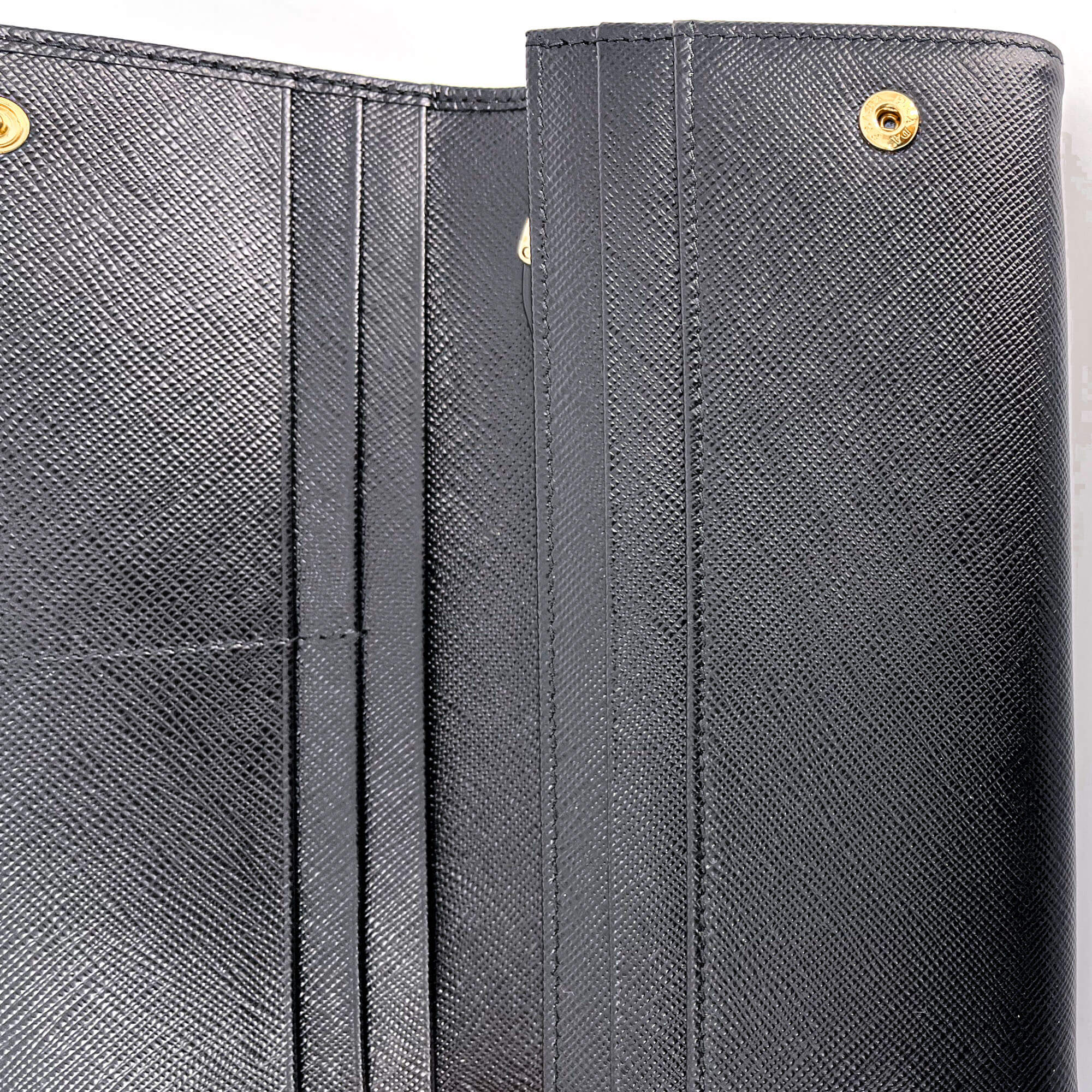 Black Saffiano Wallet Large