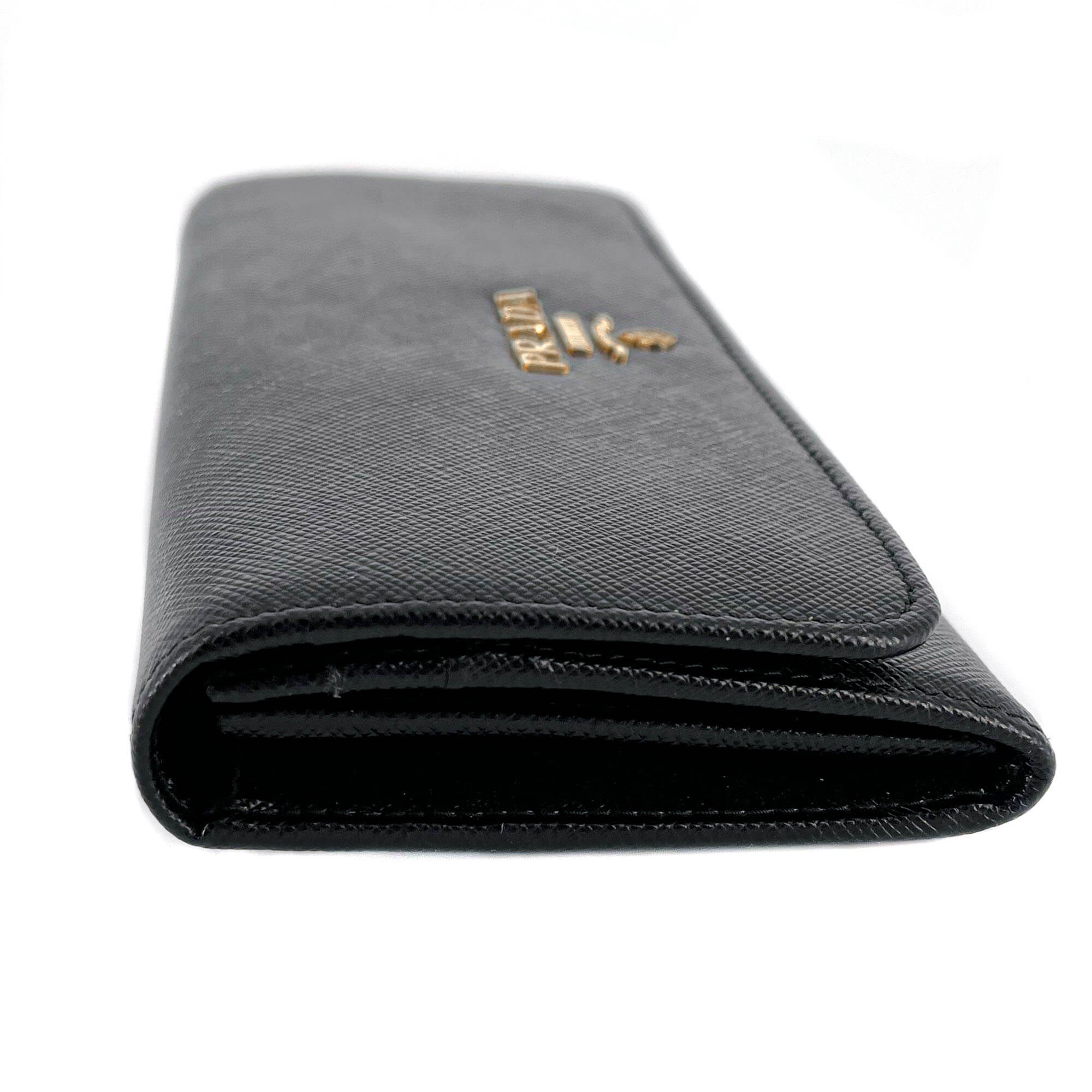 Black Saffiano Wallet Large