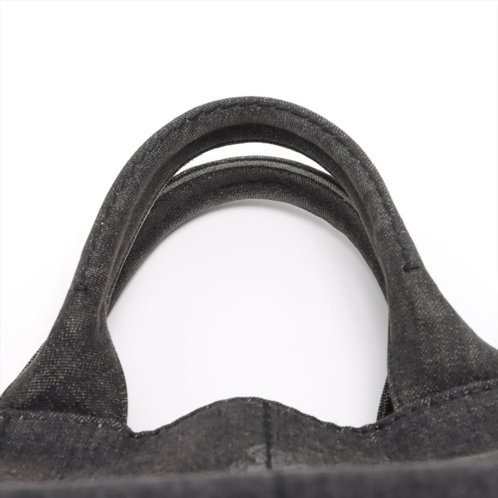 Canapa Denim 2way handbag Black