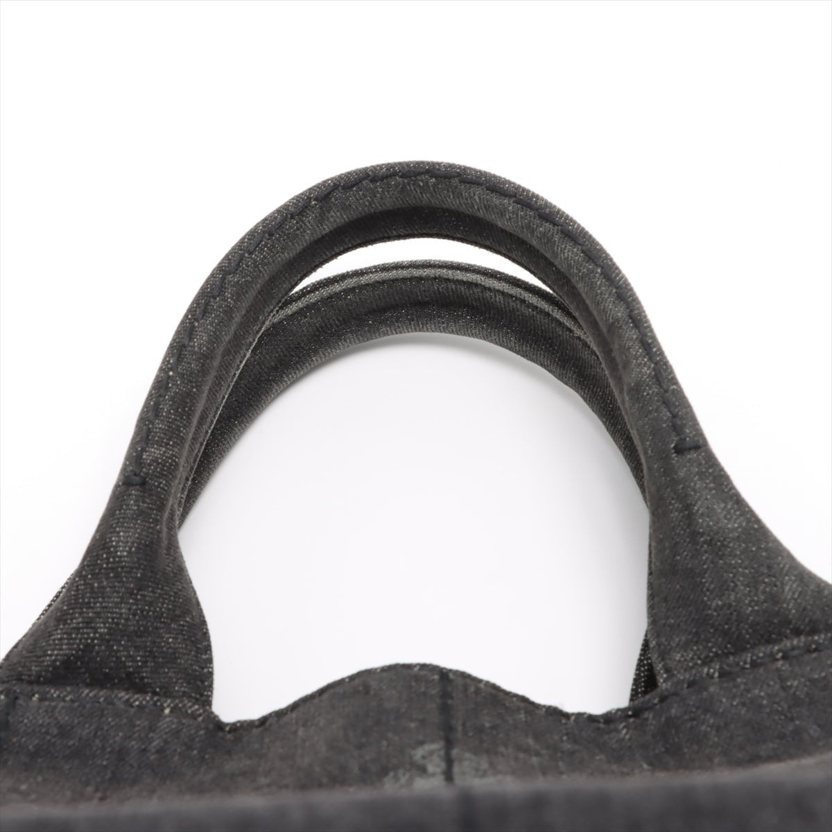 Canapa Denim 2way handbag Black
