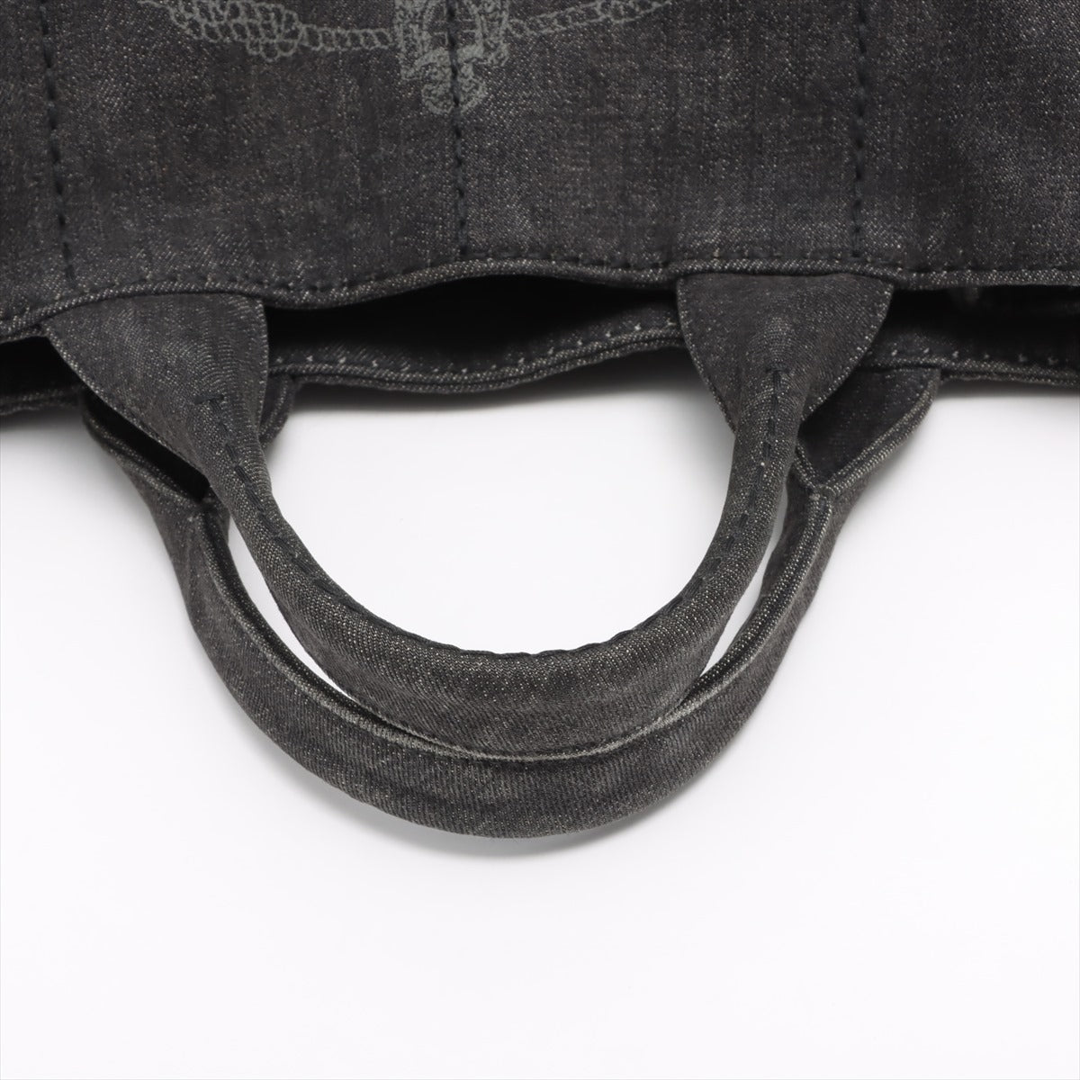 Canapa Denim 2way handbag Black
