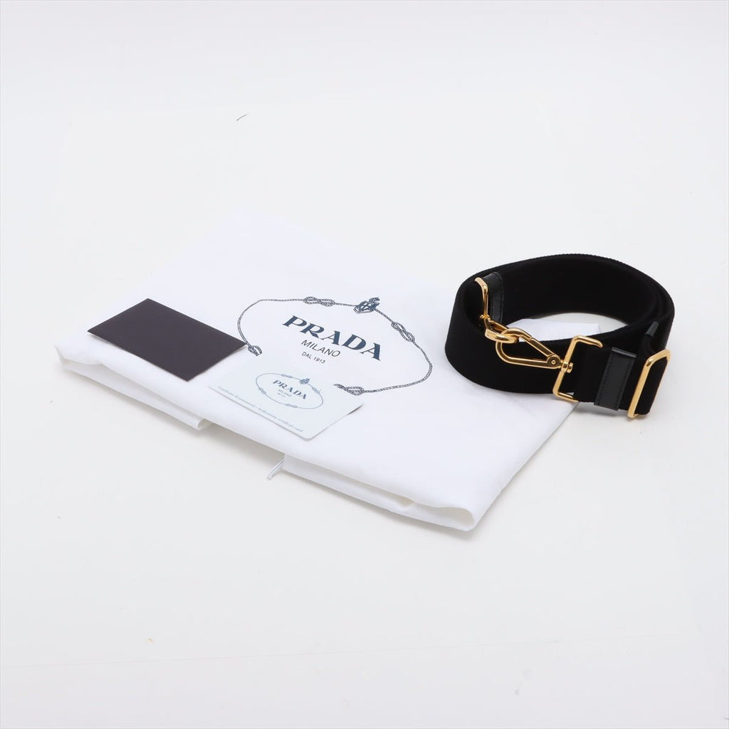 Canapa Denim 2way handbag Black