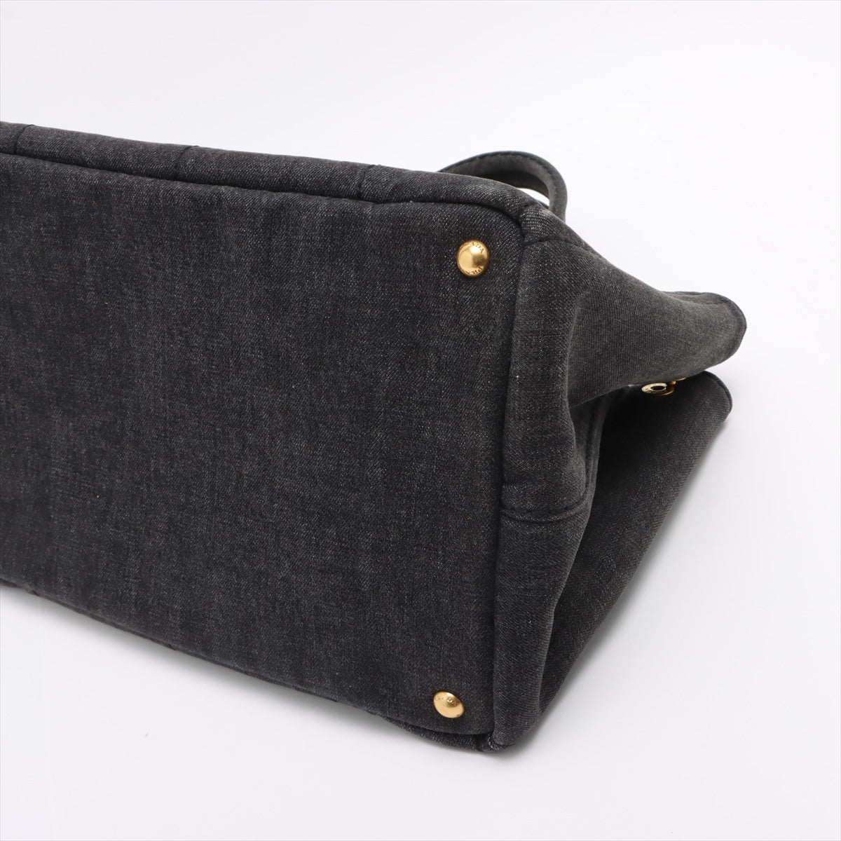 Canapa Denim 2way handbag Black