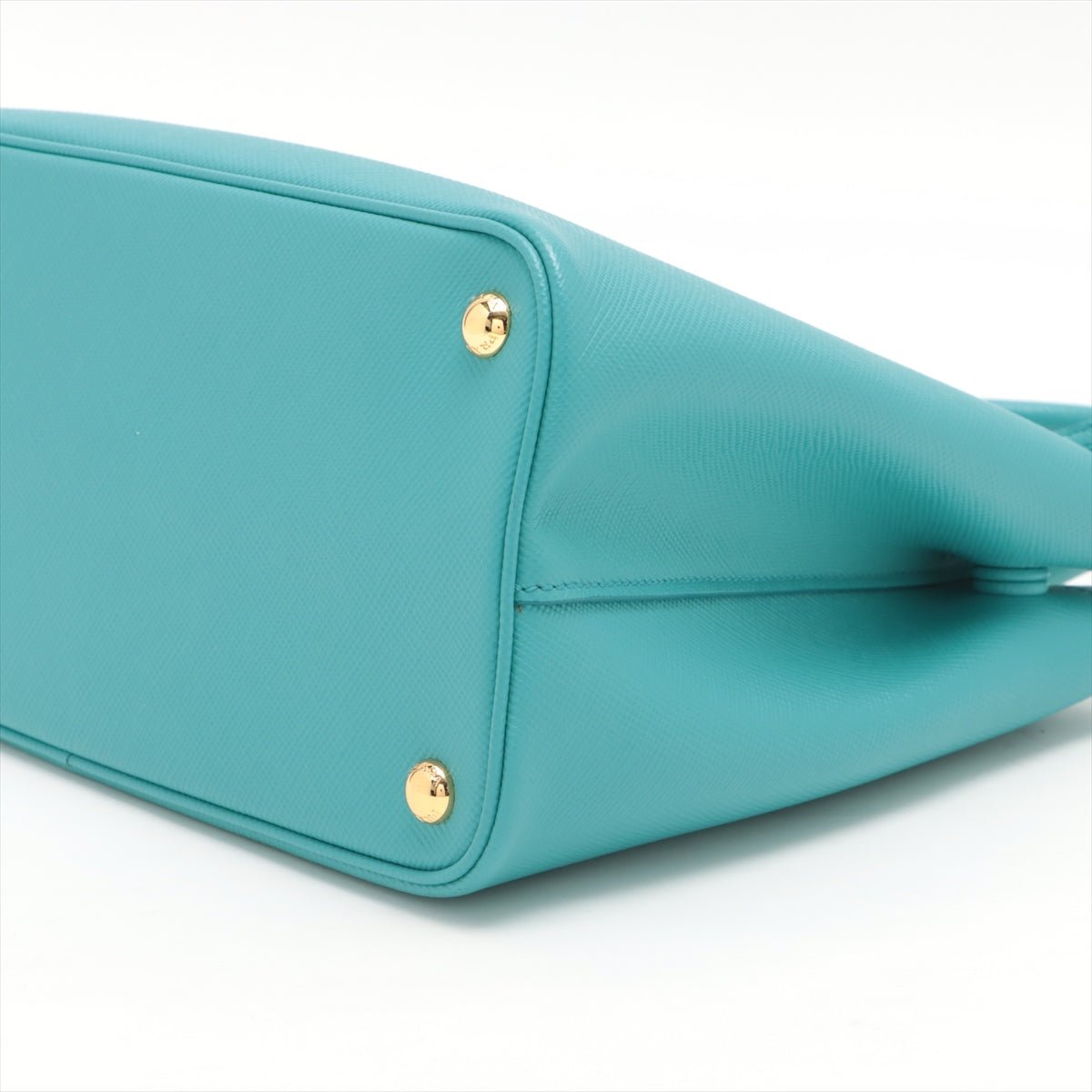 Double Saffiano Cuir Tuquoise 2-way