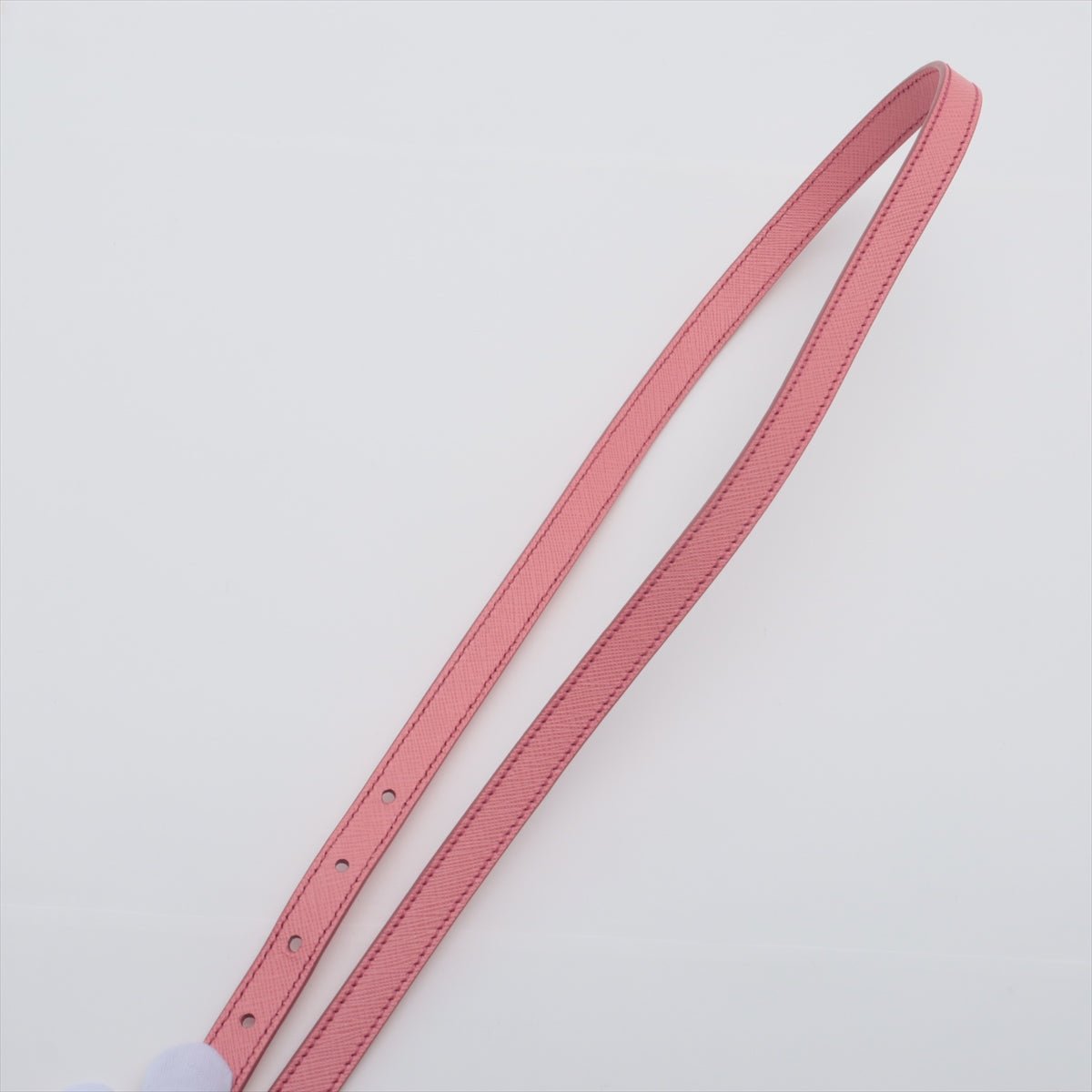 Front Pocket Crossboby in Pink Saffiano Leather