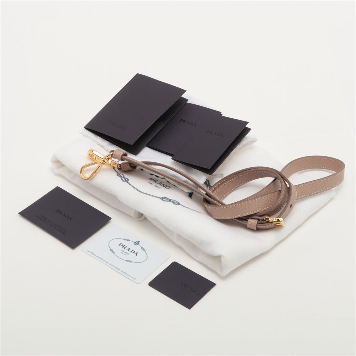 Galleria in Saffiano Leather 2way handbag Cipria