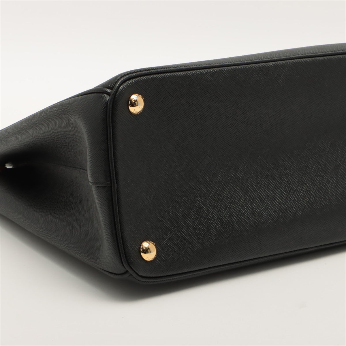 Galleria Large 2way Black Saffiano Leather