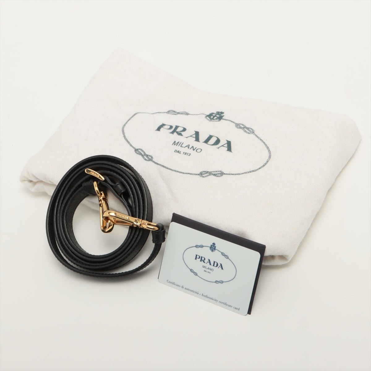 Galleria Large 2way Black Saffiano Leather