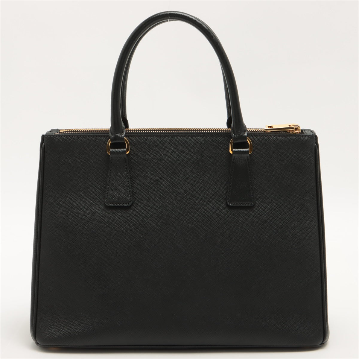 Galleria Large 2way Black Saffiano Leather
