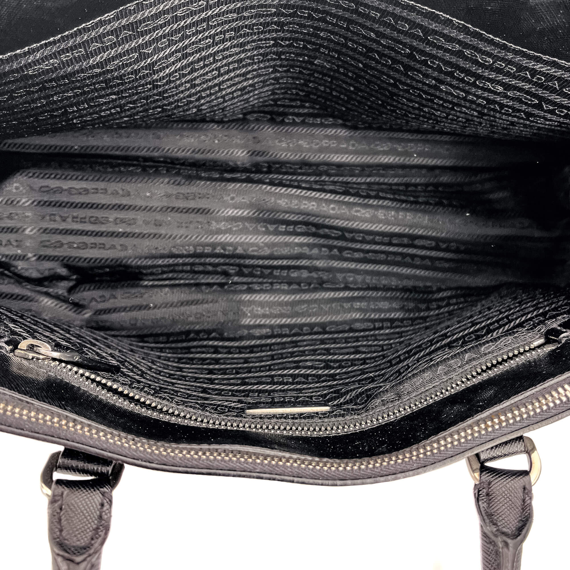 Galleria Large Leather Black Tote