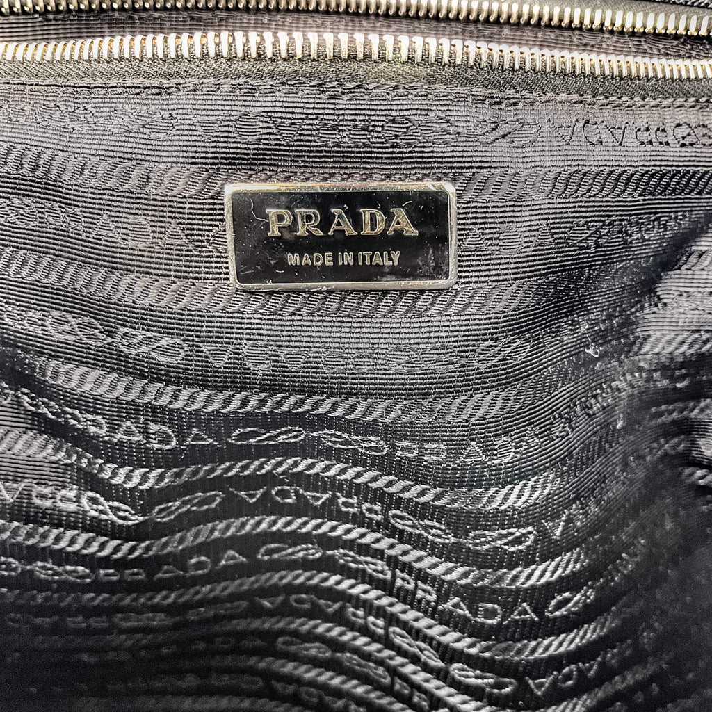 Galleria Large Leather Black Tote