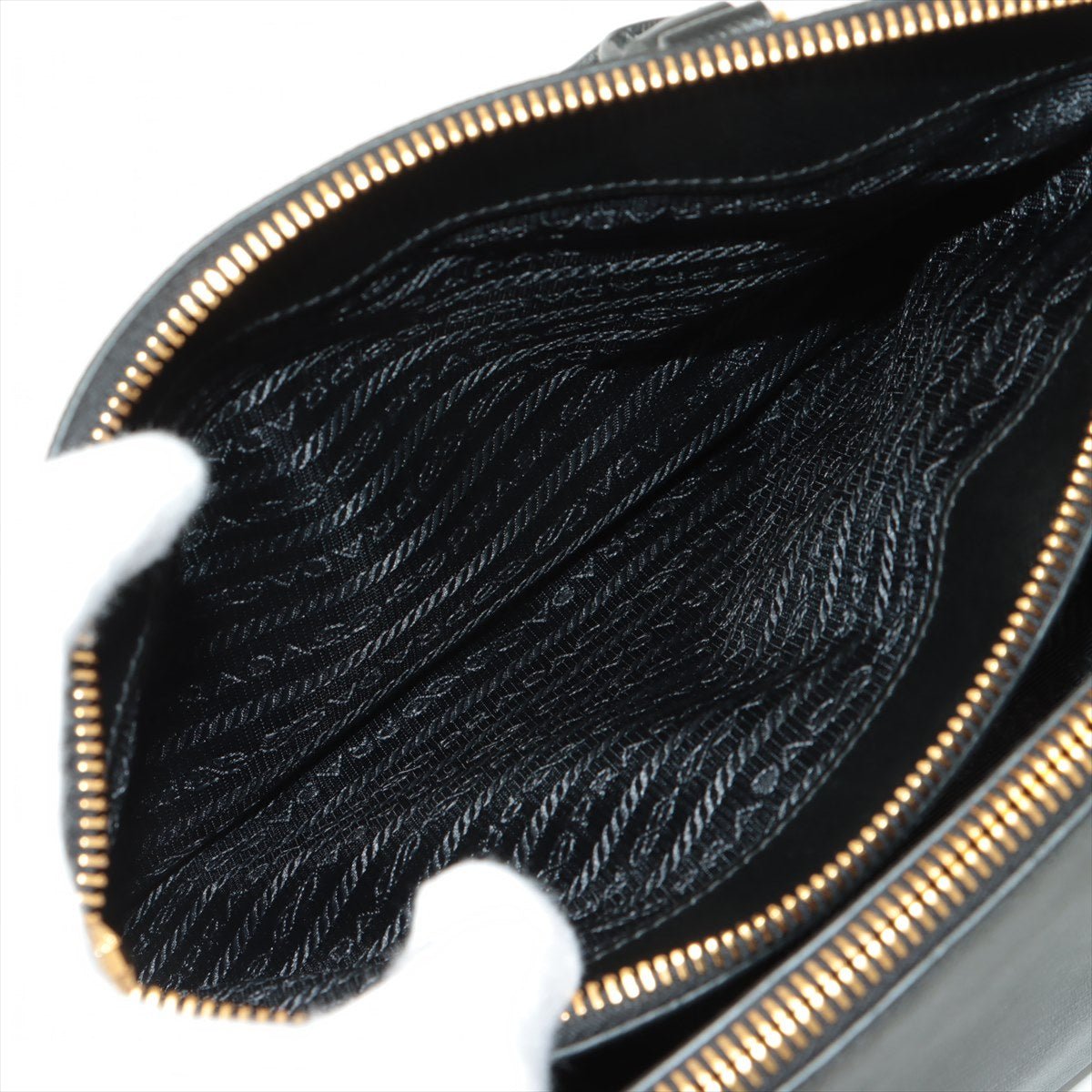 Galleria Medium 2way Black Saffiano Leather