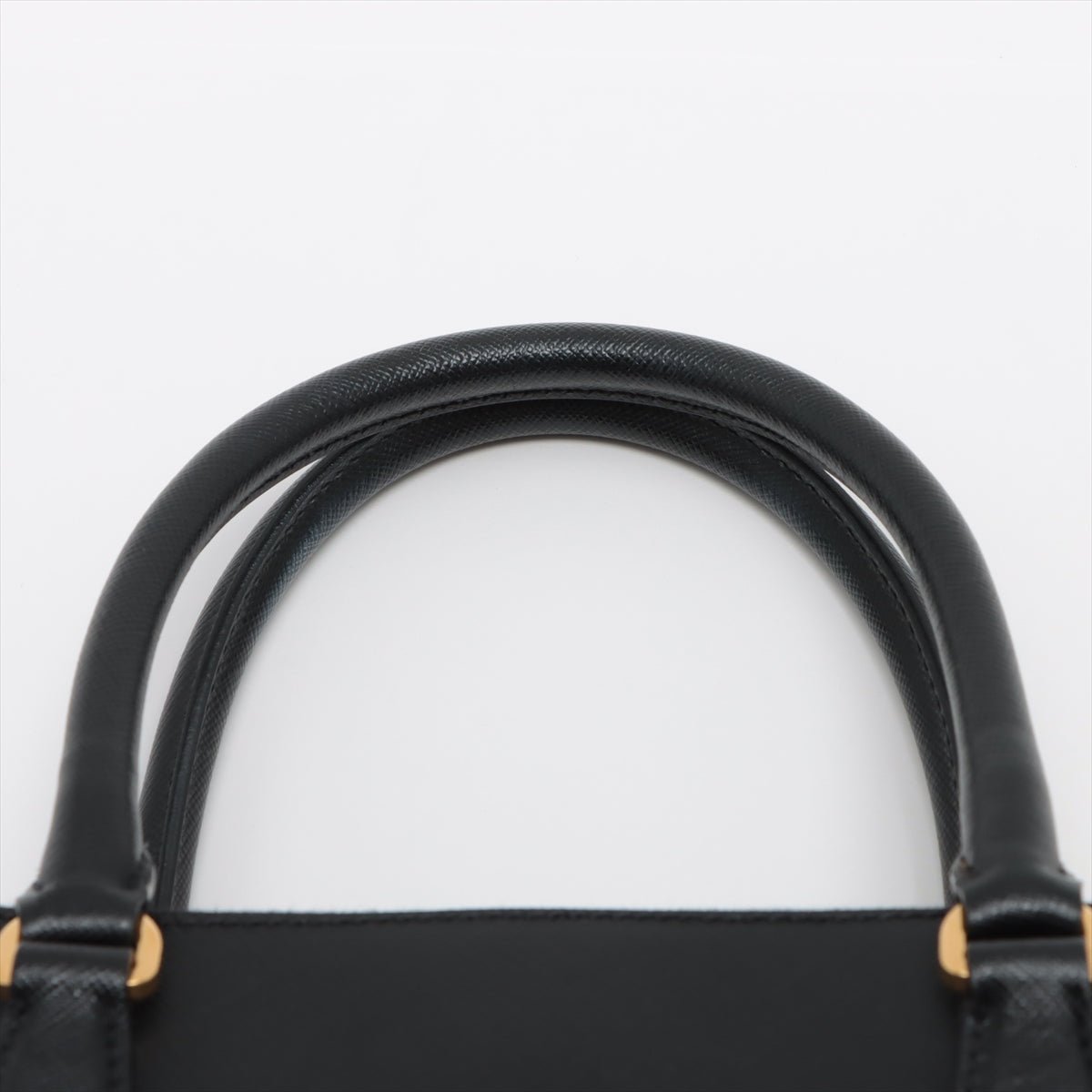 Galleria Medium 2way Black Saffiano Leather