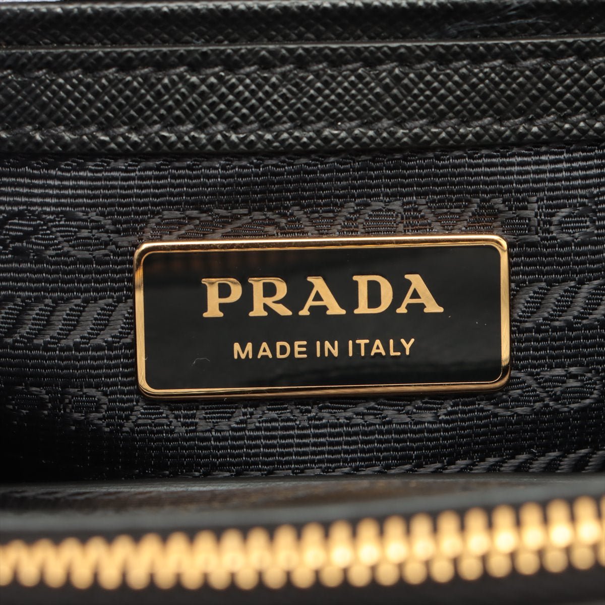 Galleria Medium 2way Black Saffiano Leather
