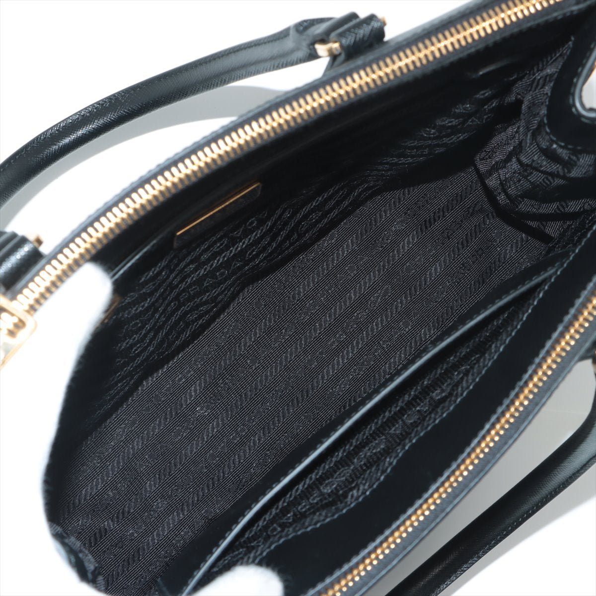 Galleria Medium 2way Black Saffiano Leather