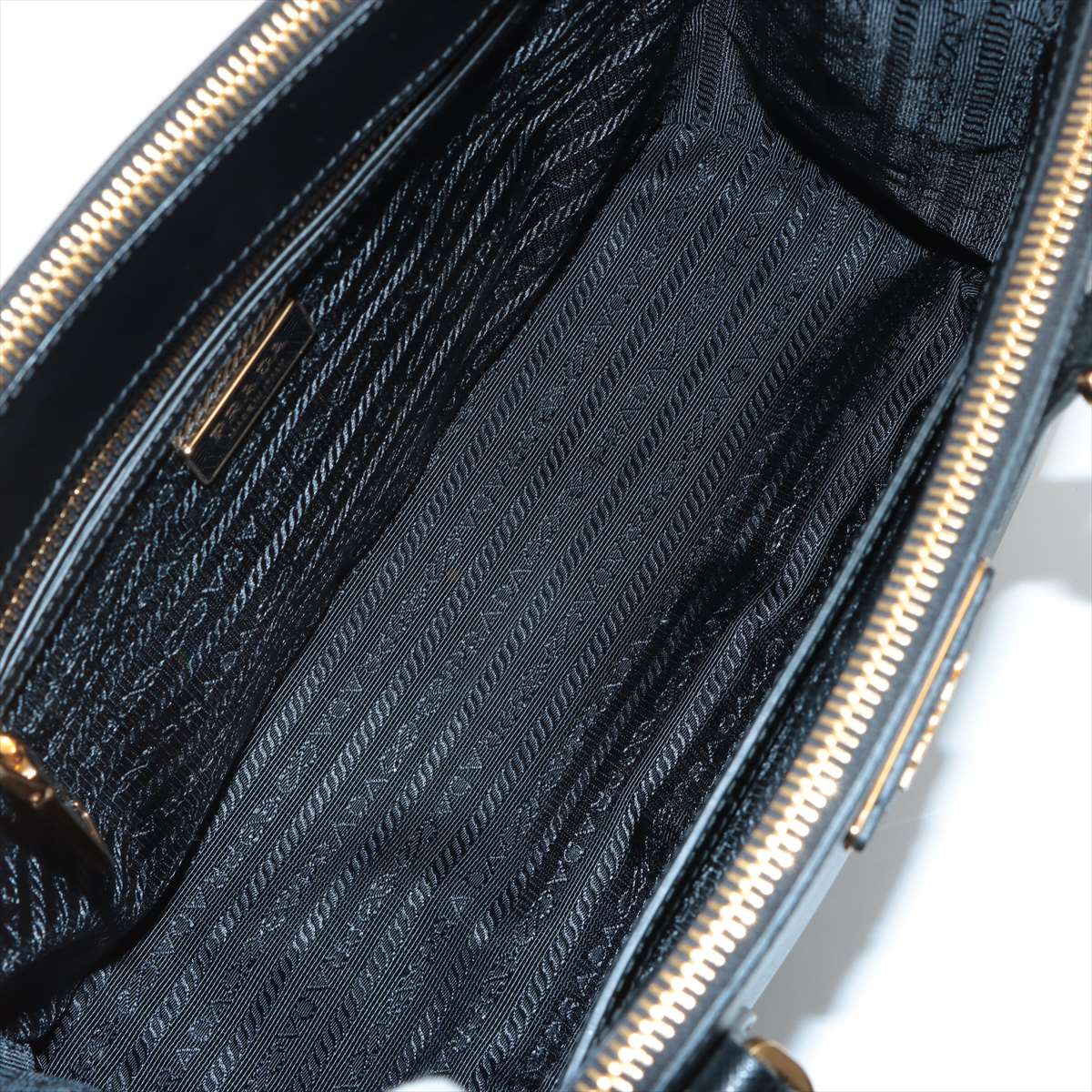 Galleria Medium 2way Black Saffiano Leather