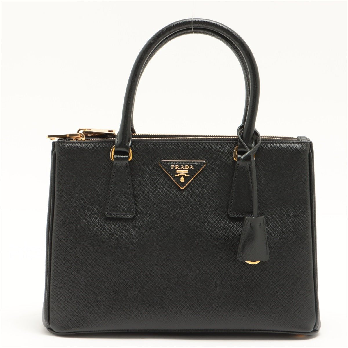 Galleria Medium 2way Black Saffiano Leather