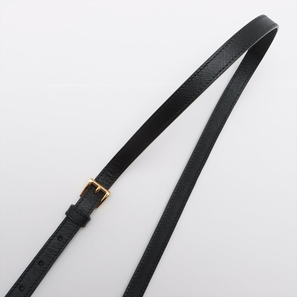 Galleria Medium 2way Black Saffiano Leather