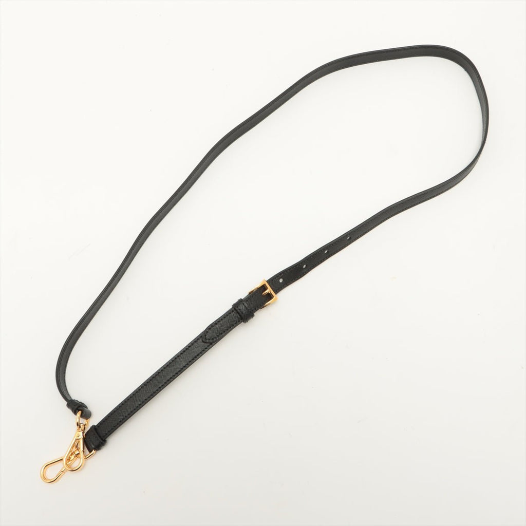 Galleria Medium 2way Black Saffiano Leather