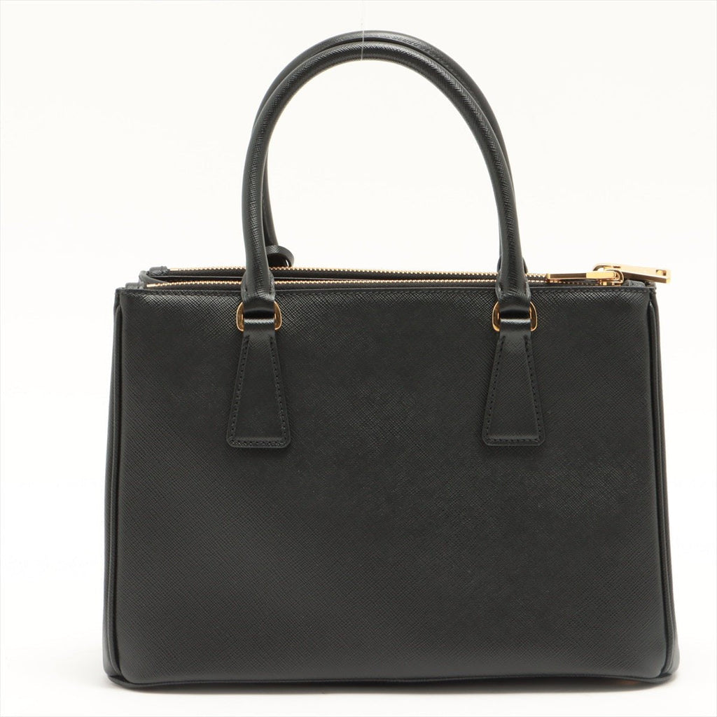 Galleria Medium 2way Black Saffiano Leather