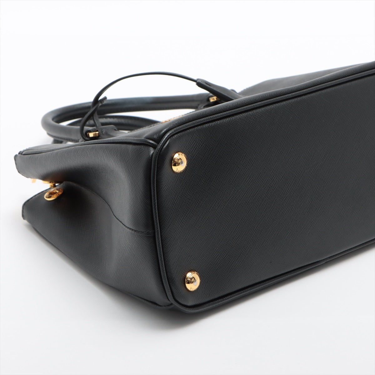 Galleria Medium 2way Black Saffiano Leather