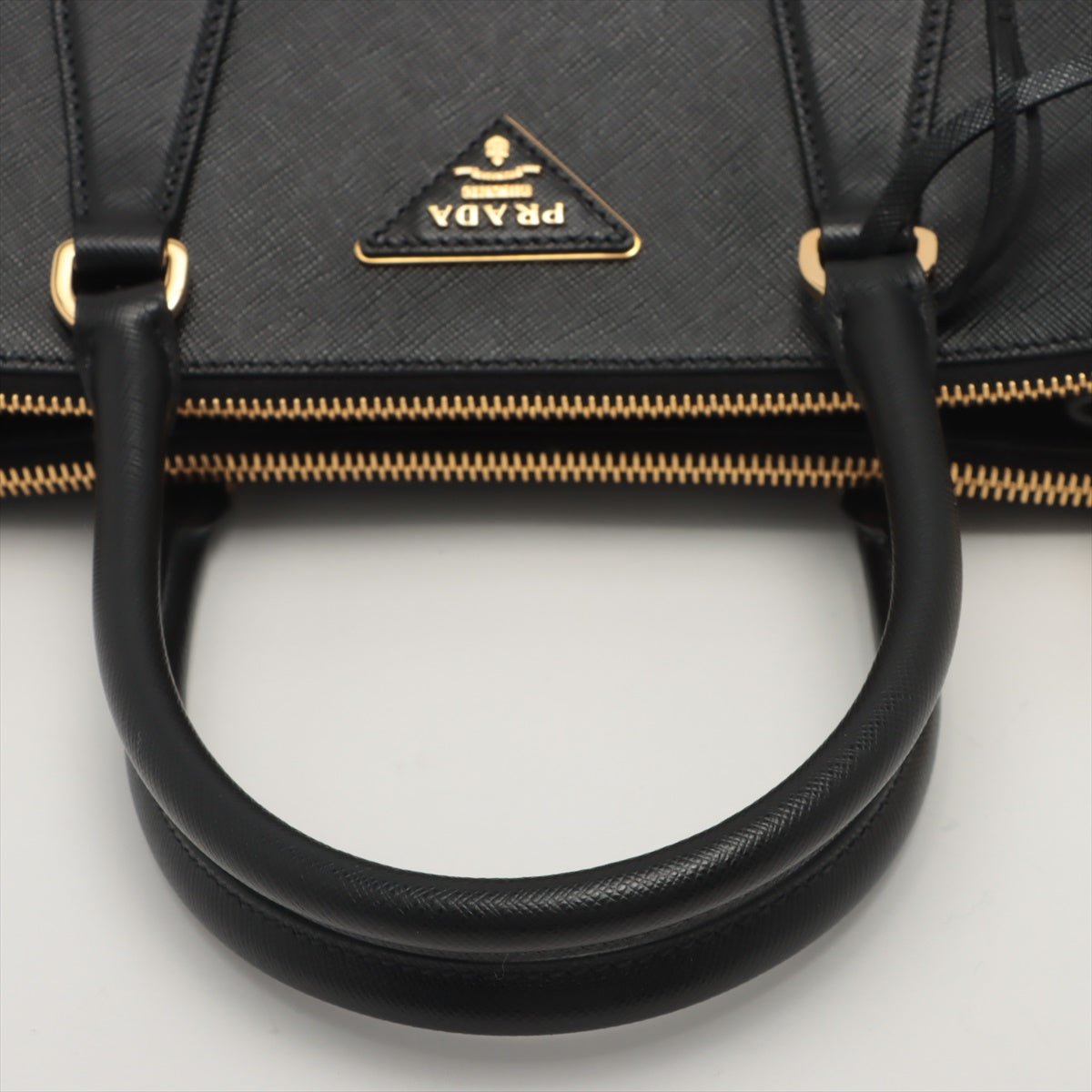 Galleria Medium 2way Black Saffiano Leather