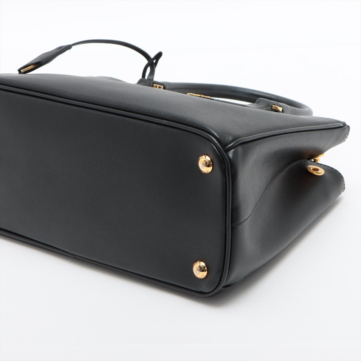 Galleria Medium 2way Black Saffiano Leather